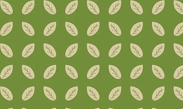 pattern with hand drawn leaf 