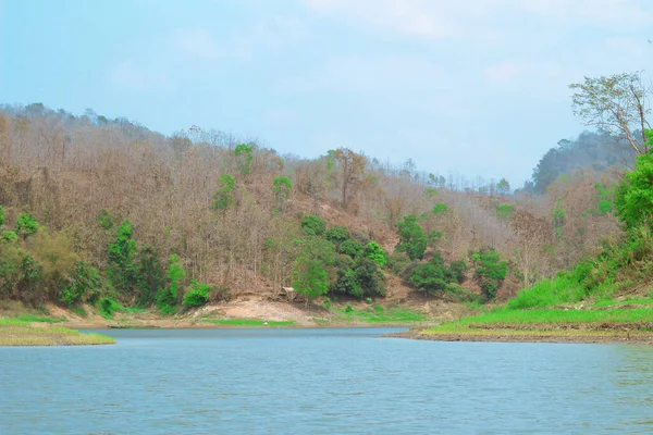 Hermoso Lago Kaptai Rangamati Bangladesh Hermoso Paisaje Lago Montaña Rangamati — Foto de Stock