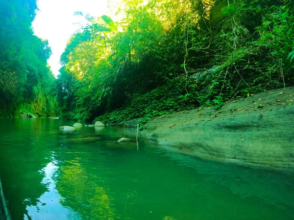 Krajina Pohled Přírodní Krásy Debotakhum Bandarban Vysoké Kopce Řeka — Stock fotografie