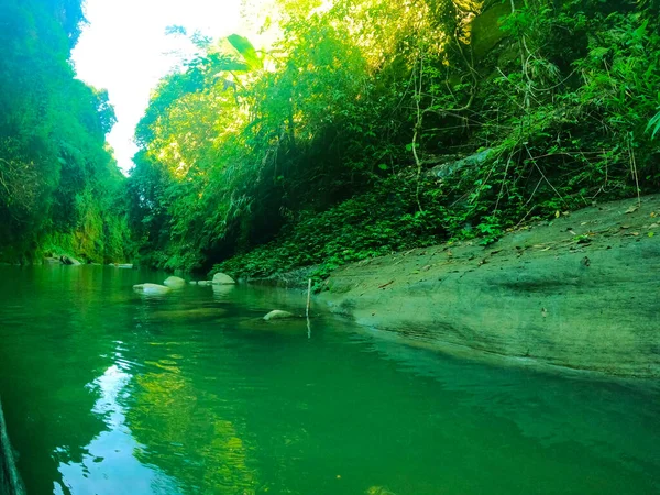 Debotakhum Bandarban Doğal Güzelliğinin Manzarası Yüksek Tepeler Nehir — Stok fotoğraf