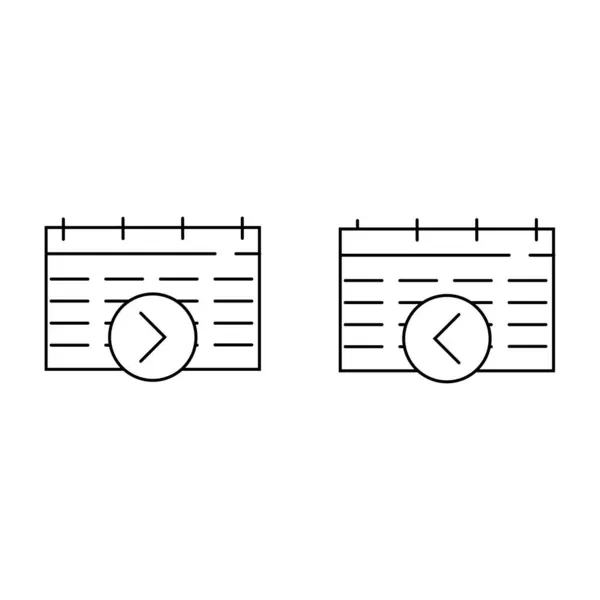 Takvim çıkış tarihi ve varış tarihi işareti