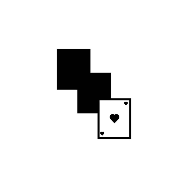 Spielkarten Symbol Computerspiel — Stockvektor