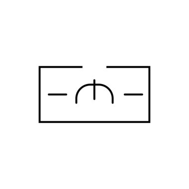 Banknote manat simgesi. Azerbaycan banknotu