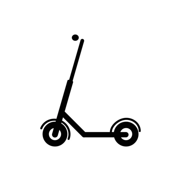 Electric Scooter Icon Light Vehicle — Stok Vektör