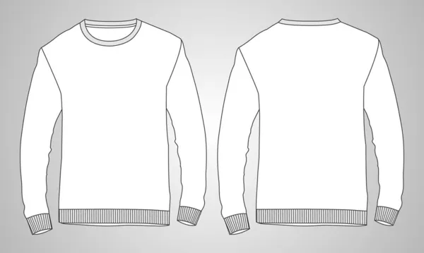 男性用Tシャツのベクトルイラスト — ストックベクタ