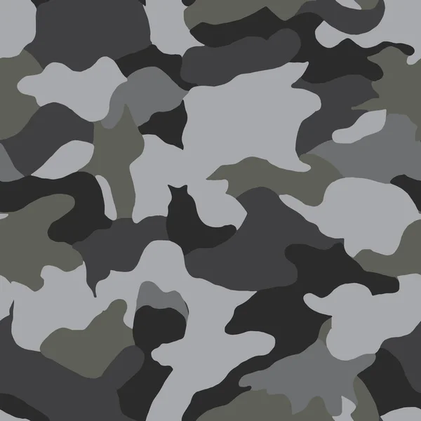 Camouflage Seamless Pattern Vector Illustration — Stock Vector