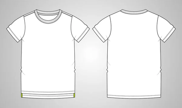 Shirt Sjabloon Voor Ontwerp Vectorillustratie — Stockvector