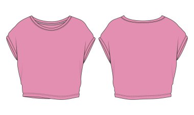 Pamuk forma Kırbaç Topları Genel Teknik Moda Çizim Vektörü Bayanlar için Çizim Şablonu. Modern stil elbise tasarımı. Kadın Üniforması Cad. Kolay düzenleme ve özelleştirilebilir.
