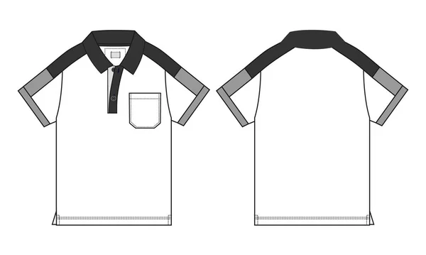 Camicia Con Shirt Vestiti — Vettoriale Stock