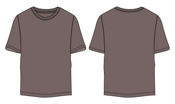 Diseño Camiseta Blanco Ilustración Del Vector — Vector de stock