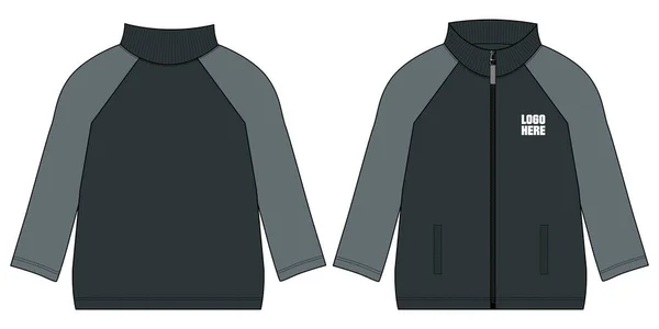 Сірий Клуб Піджак Дизайн Одягу Векторні Ілюстрації — стоковий вектор