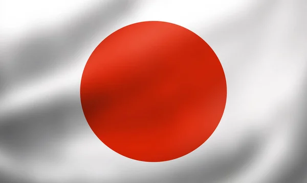 Flag Japan Template Background Design — Stock Photo, Image