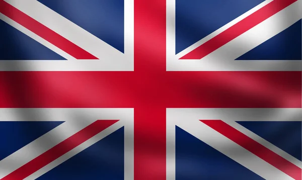 Vlag Van Het Britse Sjabloon Voor Achtergrondontwerp — Stockfoto