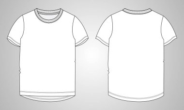 Gri t-shirt tasarımı, vektör illüstrasyonu