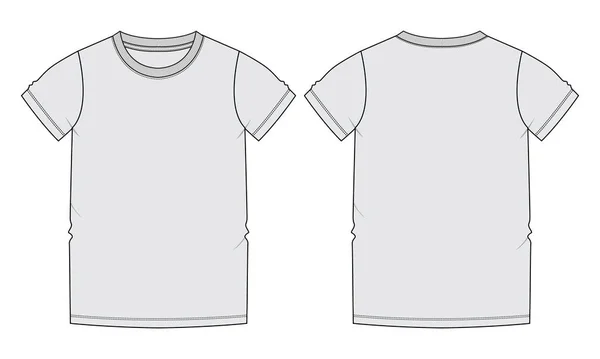 Diseño Camiseta Blanco Ilustración Del Vector — Vector de stock