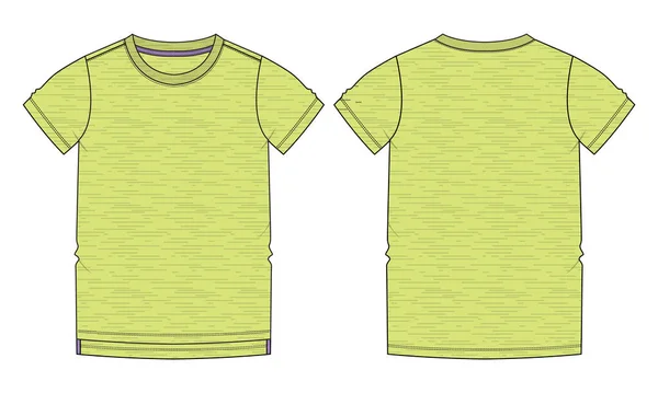 Diseño Camiseta Verde Blanco Ilustración Vectorial — Vector de stock