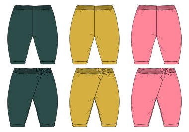 Kadın pantolonunun vektör illüstrasyonu