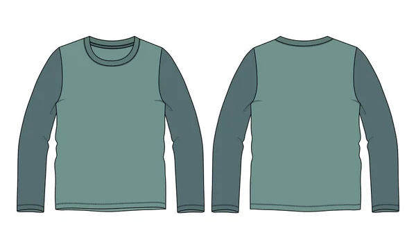 Ανδρικά Shirt Πρότυπο — Διανυσματικό Αρχείο