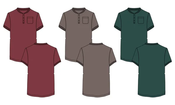 Design Der Shirt Vorlage — Stockvektor