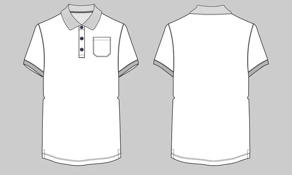 Vektor Illustration Eines Männerhemdes — Stockvektor