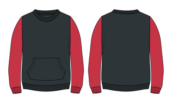 Ilustración Vectorial Una Chaqueta Deportiva — Vector de stock