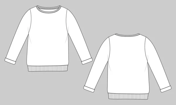 男性のセーターのベクトル図 — ストックベクタ