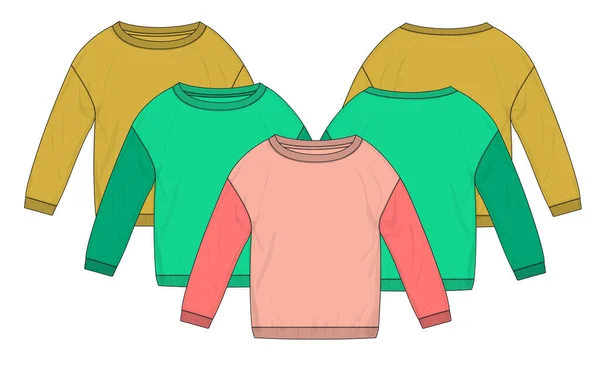 Vektor Illustration Kvindes Sweater – Stock-vektor