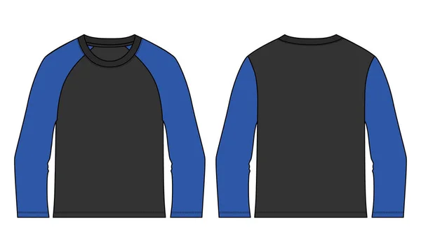 Vector Ilustración Camisa Hombre Deporte Azul — Archivo Imágenes Vectoriales