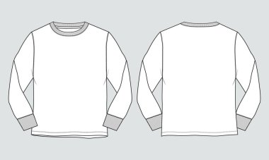 Bir erkeğin gömleğinin vektör çizimi