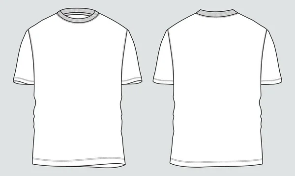 Tasarımınız Için Shirt Şablonu — Stok Vektör