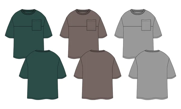 Hemden Für Männer Vektorillustration — Stockvektor