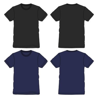 Tasarımınız için t-shirt şablonu