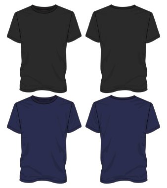 Tasarımınız için t-shirt şablonu
