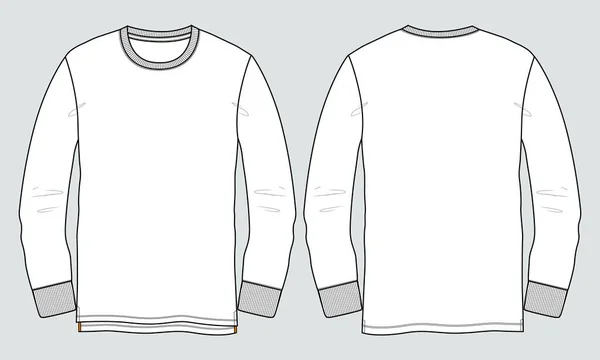 ベクトルイラスト 長袖Tシャツ — ストックベクタ