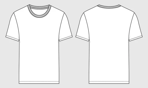 Modelo Shirt Para Branding Ilustração Vetorial —  Vetores de Stock