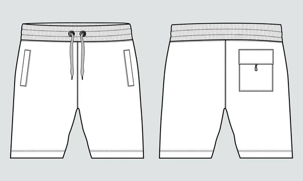 Ilustração Vetorial Shorts Modernos — Vetor de Stock