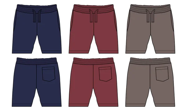 Vektor Illustration Von Männer Shorts — Stockvektor