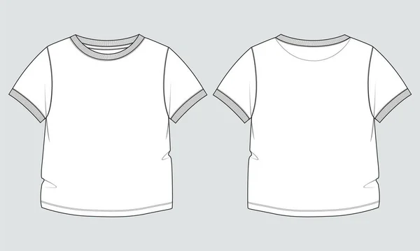 Shirt Mall För Din Design Vektor Illustration — Stock vektor