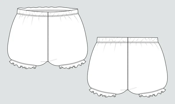 Vektorová Ilustrace Dámského Spodního Prádla — Stockový vektor