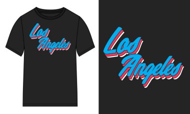 Tipografi tişörtü göğüs izi tasarımı basılmaya hazır. Modern, harfli t-shirt vektör çizimi