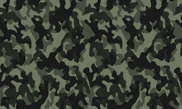 Texture Camouflage Militaire Répète Sans Couture Motif Vectoriel Pour Tissu — Image vectorielle