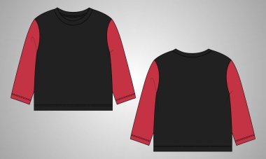 template of design for t-shirt, vector illustration