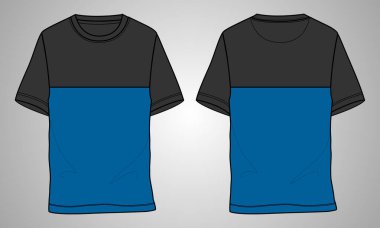 template of design for t-shirt, vector illustration