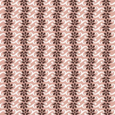 Çiçekli kusursuz desen, vektör illüstrasyonu