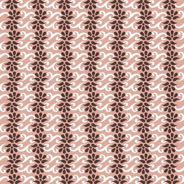 Çiçekli kusursuz desen, vektör illüstrasyonu