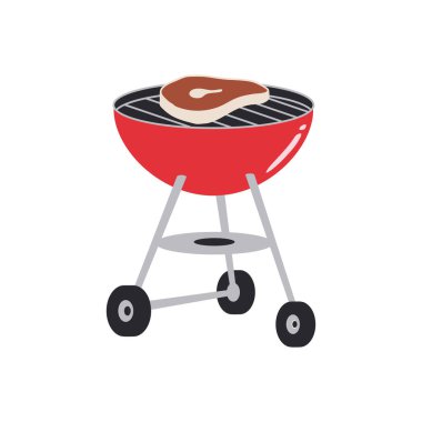 Izgara ikonu. vektör illüstrasyonu