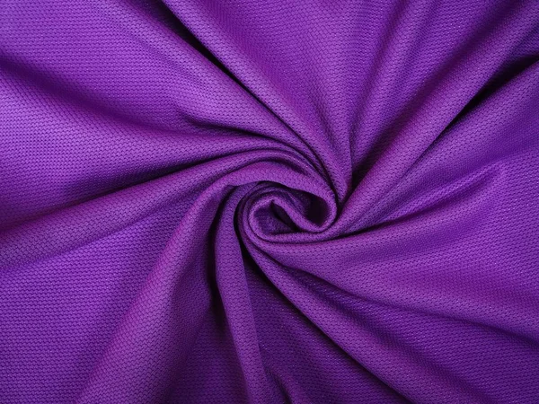 Shape of purple fabric. Fabric texture of natural cotton, wool, silk or linen textile material. Purple fabric background