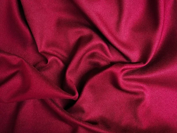 Tessuto Cotone Naturale Lana Seta Lino Sfondo Tessuto Rosso — Foto Stock
