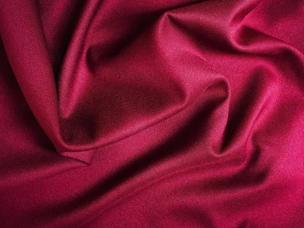 Tessuto Cotone Naturale Lana Seta Lino Sfondo Tessuto Rosso — Foto Stock