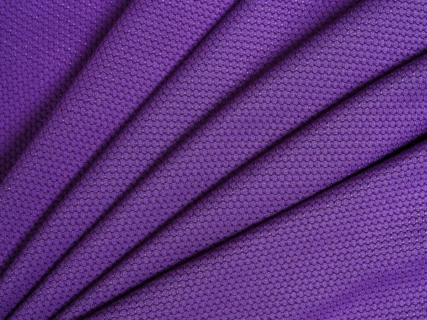 Tekstura Tkanin Naturalnej Bawełny Wełny Jedwabiu Lub Lnu Fioletowe Tło — Zdjęcie stockowe